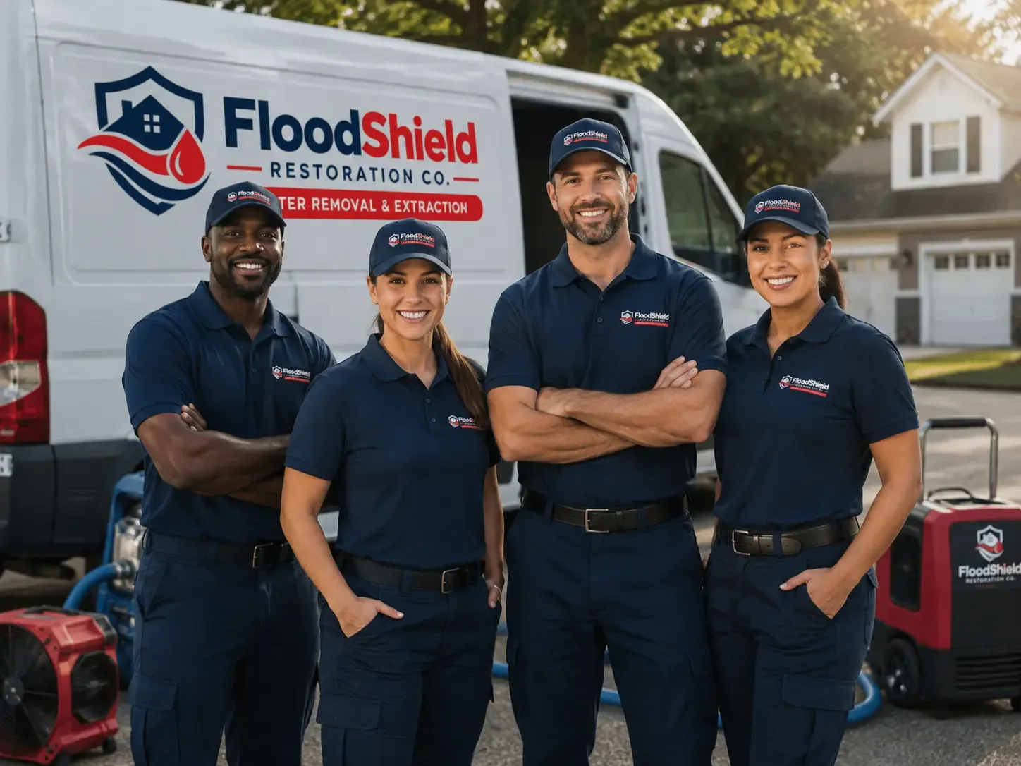 Flood Damage Restoration company in New London, IA